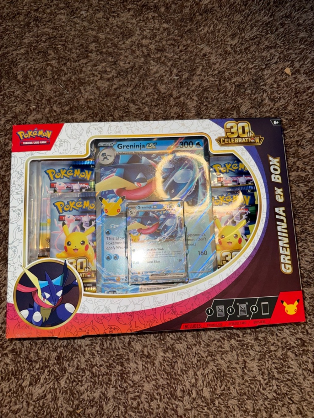 Pokemon Greninja EX Box 30th Anniversary NEW SEALED